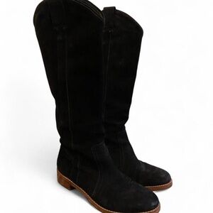 Via Spiga Black Heeled Boots